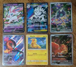 Pokemon TCG - Hit Lot – Pikachu, Sylveon, Vulpix, Charcadet, Shroodle - NM - Image 1