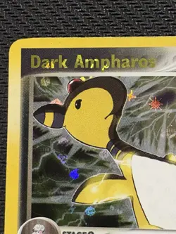 Pokemon TCG Dark Ampharos EX Team Rocket Returns 2/109 Reverse Holo Stamped Rare - Image 2