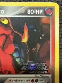 Pokemon TCG Dark Magcargo EX Team Rocket Returns 38/109 Reverse Holo Stamped - Image 3