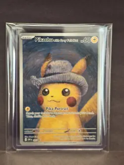 🪩 Pikachu with Grey Felt Hat - Van Gogh Promo SVP 085 Pokemon 🪩 #3 - Image 3
