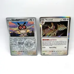 Hoothoot & Noctowl Pokemon TCG Card Collection Lot Vintage & Modern - Image 2