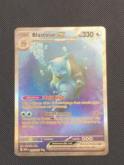 🔥 2023 POKEMON MEW EN-151 SPECIAL ILLUSTRATION RARE #200 BLASTOISE EX NM - Image 1