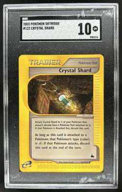 2003 Pokemon Skyridge Crystal Shard #122/144 SGC 10 - Image 1