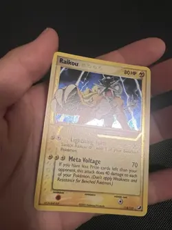 Pokemon TCG Raikou Gold Star EX Unseen Forces 114/115 - Image 4