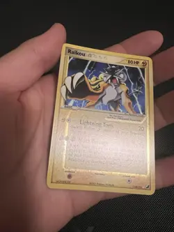 Pokemon TCG Raikou Gold Star EX Unseen Forces 114/115 - Image 5