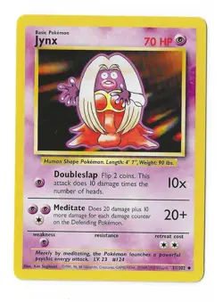 Jynx 31/102 - Base Set - 4th print - Pokemon TCG - WoTC - 1999-2000 - LP - Image 1