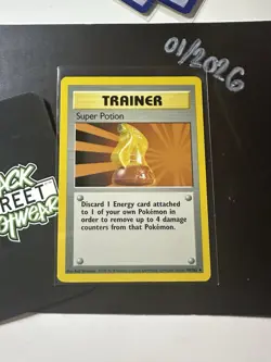 4th Print Edition, Super Potion 90/102, 1999-2000 Base Set, Pokemon TCG WotC, NM - Image 3