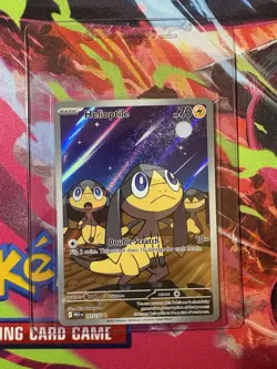 2025 Pokemon Mega Evolution Helioptile Illustration Rare #143/132 - Image 1
