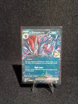 N's Zoroark Ex Holo SV:09 Journey Together Double Rare 098/159 Pokemon TCG LP - Image 2