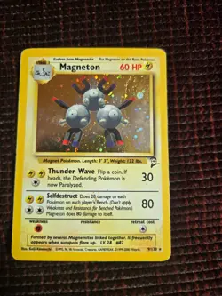 Pokemon Base Set 2 Magneton Holo 9/130 - Image 1