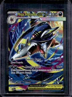 2025 Pokemon PFL Mega Sharpedo ex Special Illustration Rare #127/094 - Image 1