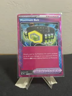 MAXIMUM BELT 117/131 PRISMATIC EVOLUTIONS POKEMON (ACE SPEC) - Image 1