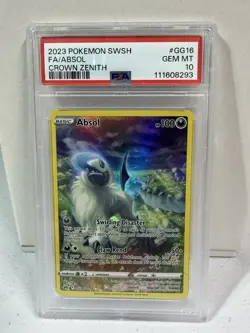 PSA 10 Absol GG16/GG70 Gem Mint Crown Zenith Pokemon TCG - Image 1