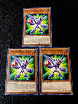 Epsilon The Magnet Warrior (X3) BACH-EN020 Yugioh 1st Edition (New) - Image 1