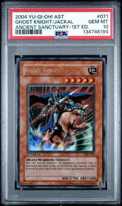 Ghost Knight Of Jackal AST-071 1st Edition Ultra Rare Yugioh PSA 10 *194 - Image 1