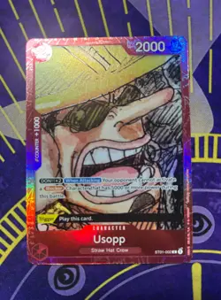 Usopp ST01-002 Premium Card Collection One Piece Film Red Edition One Piece TCG - Image 1