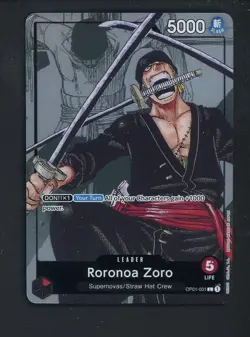 #1 2023 One Piece Bandai Premium Collection 25th Edition #001 Roronoa Zoro - Image 1