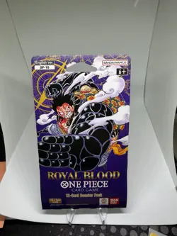 One Piece OP-10 Royal Blood Sleeved Booster Pack Sealed English - Image 1