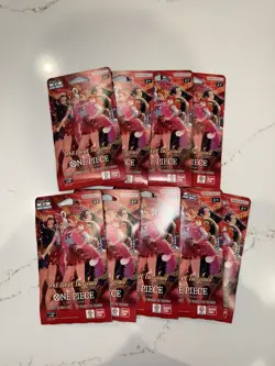 One Piece TCG Heroines Edition (EB-03) Booster Pack Lot of 9 - Image 1