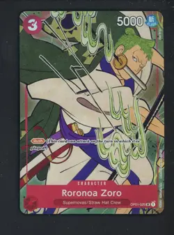 2024 One Piece English Version 1st Anniversary Set #025 Roronoa Zoro - Image 1