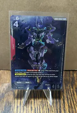 Bandai Gundam War TCG GFred GD03-035 LR+ Unit Card 6 Cost 4 Power 5 Toughness - Image 1