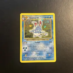 Azumarill 2/111 Neo Genesis Pokemon Card Holo Rare Lightly Played LP - Image 1