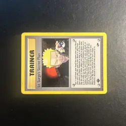 Lt Surge's Secret Plan 107/132 Gym Challenge 1st Ed Pokemon Card Lightly Played - Image 2