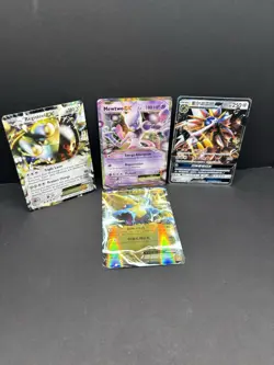 Pokemon EX/GX Card Lot Mewtwo EX Registeel EX Solgaleo GX + 1 Korean EX - Image 1