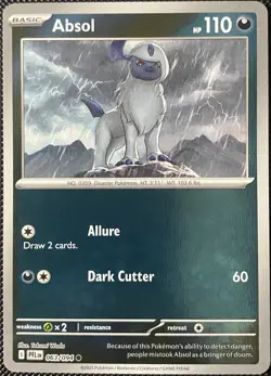 Absol 063/094 Me02: Phantasmal Flames Reverse Holo - Pokemon Card - Image 1