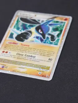 Lucario LV.X DP12 Diamond and Pearl Holo HP/DMG Pokemon Card - Image 3