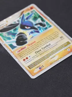 Lucario LV.X DP12 Diamond and Pearl Holo HP/DMG Pokemon Card - Image 4