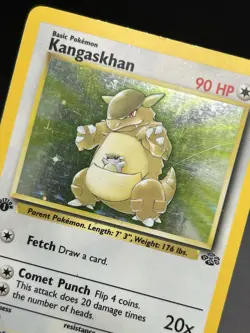 KANGASKHAN Pokemon Card - WOTC - 1st Edition - Jungle - 5/64 - HOLO - MP (B) - Image 5