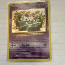 Mew Holo Rare Pokemon TCG Card 53/108 Evolutions 40 HP Psychic Basic English - Image 1