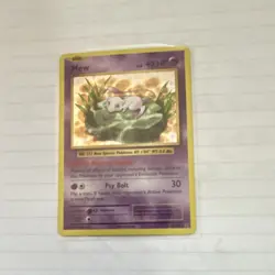 Mew Holo Rare Pokemon TCG Card 53/108 Evolutions 40 HP Psychic Basic English - Image 2