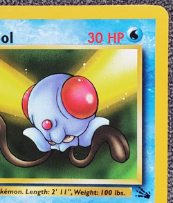 1st Edition Tentacool - Fossil - #56/62 - Vintage Pokemon Card 1999 WOTC - Image 3
