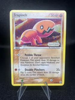 Trapinch 67/92 Legend Maker Reverse Holo pokemon card collection - Image 1