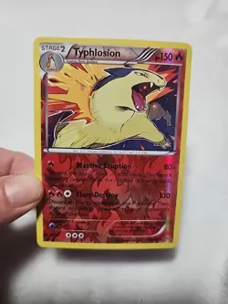 Pokemon Typhlosion Breakthrough Holo Rare Reverse Holo Card 20/162 Near Mint - Image 1