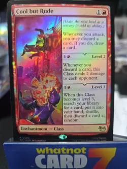 Cool but Rude 89 Teenage Mutant Ninja Turtles Foil R MTG Card - Image 2