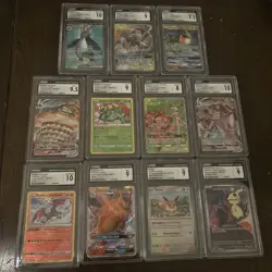 CGC Slab Lot - 12 Graded Pokemon TCG Cards - Image 1