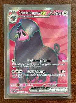 Oinkologne ex Ultra Rare SV01: Scarlet & Violet Base Set 234/198 Pokemon card - Image 1