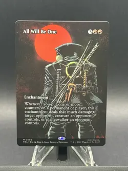 Mtg All Will Be One M 0008 (Borderless) Teenage Mutant Ninja Turtles Foil NM - Image 1
