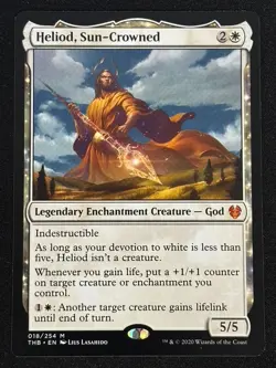 1x MTG Heliod, Sun-Crowned - Theros Beyond Death (THB) #18 - Magic the Gathering - Image 1