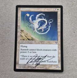 UNPLAYED SIGNED NM Sunweb Mirage MTG Magic DAN FRAZIER EDH CUBE VINTAGE - Image 1