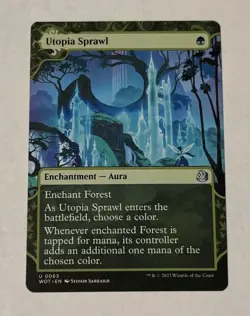 MTG Utopia Sprawl - Wilds Of Eldraine: Enchanting Tales NM - Image 1