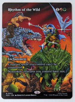 Rhythm of the Wild (12) Borderless, TMNT Ninja Turtles PZA, Magic MtG, Reg NM! - Image 1