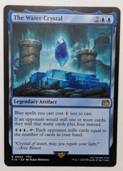 The Water Crystal (0085) Final Fantasy FIN, Magic MtG, Regular - NM! - Image 1
