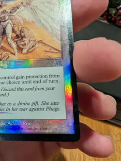 Magic: The Gathering Akroma's Blessing Uncommon Onslaught Instant White Foil Ad… - Image 4