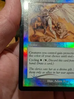 Magic: The Gathering Akroma's Blessing Uncommon Onslaught Instant White Foil Ad… - Image 5