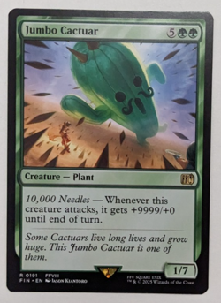 Jumbo Cactuar (0191) Final Fantasy FIN, Magic MtG, Regular - NM! - Image 1