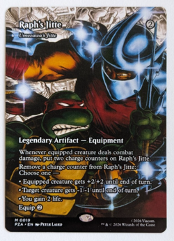 Raph's Jitte | Umezawa's (0019) TMNT Ninja Turtles PZA, Magic MtG, Regular - NM! - Image 1